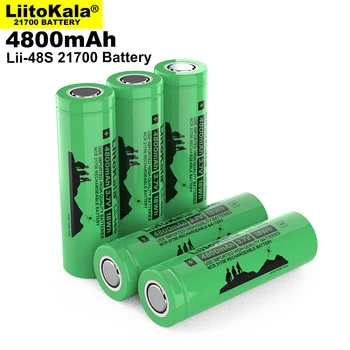 2020 LiitoKala Lii-48S 3,7 V 21700 4800mAh li-lon Nabíjateľná Batéria 9.6 moc 2C Miera Vypúšťania ternární lítiové batérie
