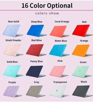 2020 Multicolor Notebook Prípad pre MacBook Air A2179 A2251 Macbook Pro 13 13.3 A1989 A2159 12 13.3 15.6 palce Ochranný Kryt Case