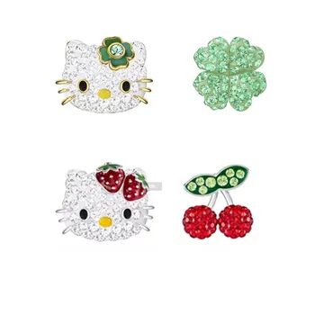 2020 módne šperky swa1: 1 nádherné chryzantémy, mačka, prírubové kúzlo dámske Náušnice série