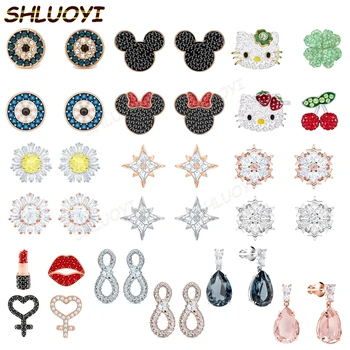 2020 módne šperky swa1: 1 nádherné chryzantémy, mačka, prírubové kúzlo dámske Náušnice série