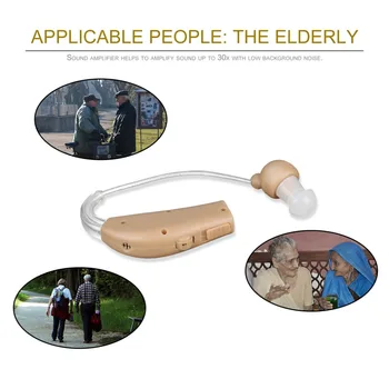 2020 Nabíjateľná Ucha Sluchu Pomoci sluchové Pomôcky Pre Starších ľudí, Za Ušné Starostlivosť Vrecku Nepočujúcich-Pomoc Starý Muž Nepočujúcich Audiphones EÚ Plug