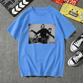2020 Nirvana T-Shirt T Shirt Mužov Kawaii Letné Topy Cartoon Karate Grafické Tees Módne Tee Tričko Unisex Harajuku Tričko Muž