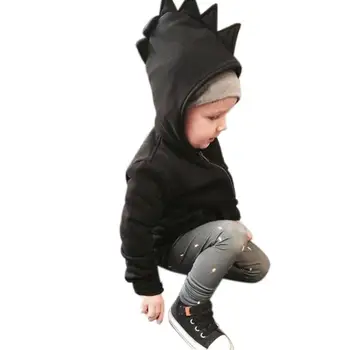 2020 Novorodenca Detí Dieťa Dieťa vrchné oblečenie Bunda Dinosaura Štýl s Kapucňou pokrývku hlavy Oblečenie Pohodlné A Priedušná 6.1