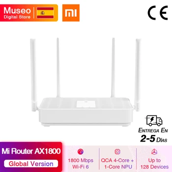2020 Nová Globálna Verzia Xiao Redmi Mi Router AX1800 WiFi6 2.4 G /5G dual Frequency Oka siete AX5 4 Vysoký Zisk Antény