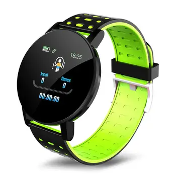 2020 Nové 119plus Farebný Dotykový Displej 3D Športové Hodinky Krokomer Smart Hodinky Fitness Srdcového tepu Ženy Hodiny Smartwatch