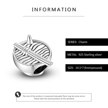 2020 Nové 925 Sterling Silver Hot rezancové polievky Vzor Kovové Korálky jemné šperky, takže Fit Pôvodné Európske Kúzlo Náramok Náramok