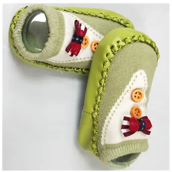 2020 Nové Baby Ponožky S Gumovou Podrážkou Dieťa Novorodenca Dievčatá Chlapci Deti Poschodí Ponožky Topánky Anti Slip Mäkké Jediným Ponožka