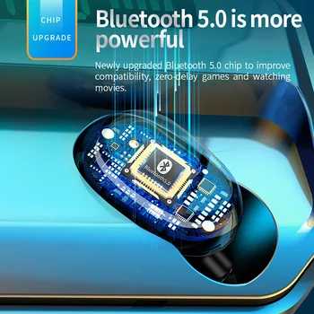 2020 Nové Bluetooth V5.0 Slúchadlá LED Touch Ovládania Tws Bezdrôtové Slúchadlá 9D Stereo Hudbu, Športové Vodotesné Slúchadlá Slúchadlá