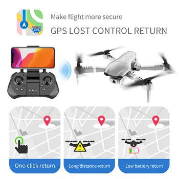 2020 NOVÉ F3 Drone GPS 4K 5G WiFi live video FPV 4K/1080P HD širokouhlý Fotoaparát Skladacia nadmorská Výška Podržte Odolné RC Drone