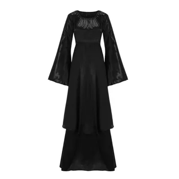 2020 Nové Jarné Viktoriánskej Šaty Cosplay Kostýmy Strašidelné Upír Čarodejnice Oblečenie Žien Stredoveké Maškaráda Kostým Čiernej Maškarný