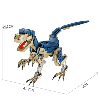 2020 Nové Jurský Dinosaura Velociraptor Budovy Dinosaura A Skamenelín Bloky Tyrannosaurus Stavebné Bloky Vzdelávacie Deti Hračky