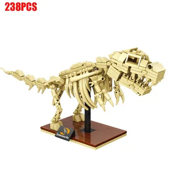 2020 Nové Jurský Dinosaura Velociraptor Budovy Dinosaura A Skamenelín Bloky Tyrannosaurus Stavebné Bloky Vzdelávacie Deti Hračky