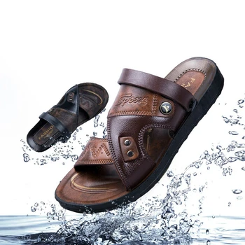 2020 Nové Letné Sandále Mužov Vonkajšie Bežné Mužov Topánky Non-Slip Priedušná Plážové Sandále Dva Spôsoby, Ako Nosiť Topánky Sandalias Hombre