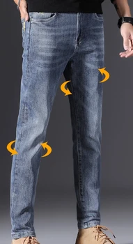 2020 nové Ležérne džínsy mužov plus veľkosť jeans rifle pre mužov F163