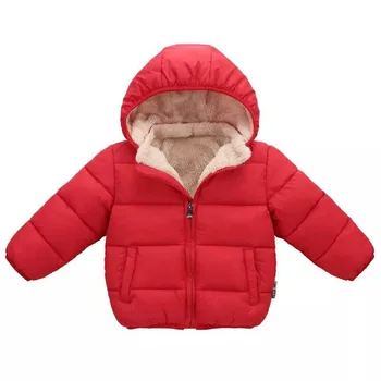 2020 Nové Luxusné Ovčej Vlny Zimné Baby Chlapci, Dievčatá Zimný Kabát Hrubé Čalúnená Bunda Deti Teplý Kabát S Kapucňou Vrchné Oblečenie