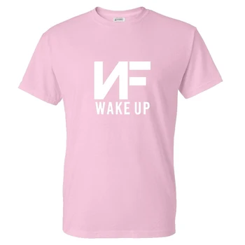 2020 Nové NF WAKE UP T-SHIRT Muži Ženy Bežné Farbou Vytlačené Tričko Fashion O-Krku Streetwear Bavlnené Tričko Unisex Tričká Top