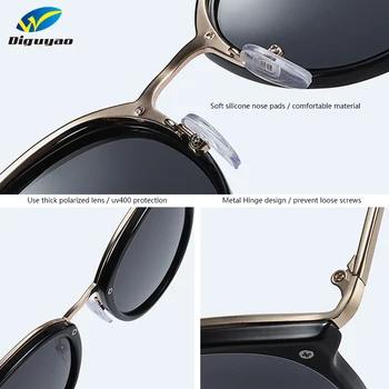 2020 Nové Polarizované slnečné Okuliare Žien Jazdy Odtiene Žena Slnečné Okuliare Lady Retro Luxusné Značky Dizajnér Oculos de sol feminino