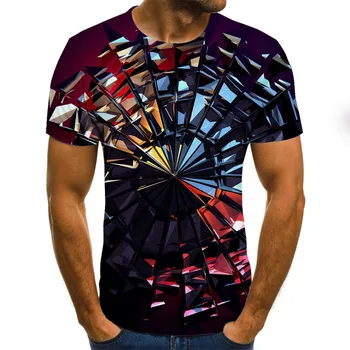 2020 nové pánske 3d T-shirt tlač rýchle sušenie letné tričko T-shirt značky T-shirt veľká móda-krátke rukávy tričko