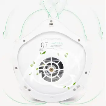 2020 nové Xiao Q7 electric anti haze mimo dusivého elektrický prívod vzduchu maska je vhodná pre denné cestovanie