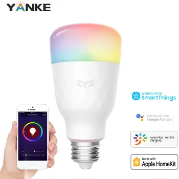 2020 Nové Yeelight Smart LED Žiarovka 1S RGB E27 Farebné WIFI APP MiHome Homekit Hlas, Diaľkové Ovládanie Globálne pre Xiao Smart APP