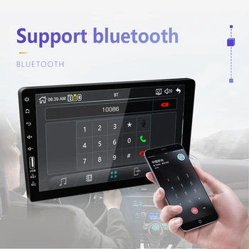 2020 Nový 9-Palcový Auto Multimediálny Prehrávač 1 Din autorádio, Bluetooth, USB Zadnej strane Fotoaparátu MP5 Prehrávač Autoradio Č android