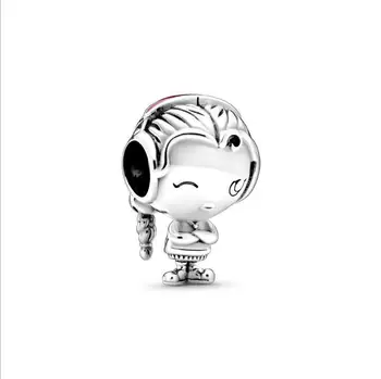 2020 Nový, Originálny 925 Sterling Silver Korálky Chlapec Dievča Teenager Kúzlo Fit Pandora Náramok Náramok DIY Ženy Šperky