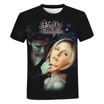 2020 Nový Príchod Buffy The Vampire Slayer 3D Print T Shirt Muži Ženy Letné Módy Bežné Krátky Rukáv Hip Hop T Shirt 2XS-5XL