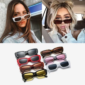 2020 námestie slnečné okuliare, luxusné značky cestovné malý obdĺžnik slnečné okuliare mužov a žien retro retro slnečné okuliare