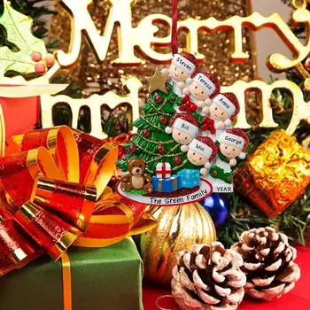 2020 Osobné Rodiny 2 4 6 8 Santa Claus Vianočný Strom donášať Darček Karantény Produkty Vianoce, Narodeniny Visí Ozdoby