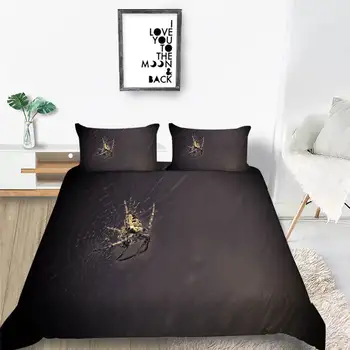 2020 posteľná bielizeň Queen Size Rôzne Spider Dizajn Tlače Deka Kryt Nastaví Kráľovná King Bed bielizeň nastaviť