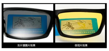 2020 pánske okuliare na nočné videnie jazdy slnečné okuliare UV400 mužov polarizované žlté šošovky, slnečné okuliare