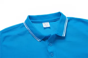 2020 pánske Polo Tričko jednofarebné Košele Polo Camisa Masculina Muž Bežné Bavlna Krátky Rukáv Polo Hombre Dresy Plus Veľkosť 3XL