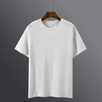 2020 pánske Tričko 8 Základných Farieb Krátky Rukáv Slim T-shirt Mladých Mužov Pure Color Tee Tričko 3XL Veľkosť okolo Krku Top Tee Príčinné