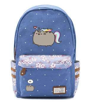 2020 Roztomilý Jednorožec Tlač Batoh Ženy Móda Školské Tašky pre Dospievajúcich Dievčat Ženy Cestovanie Mochila Lech Anime Fat cat