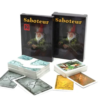 2020 saboteur 1/ saboteur 2 rozšírenie, 2-12 hráčov na spoločenské aktivity karty hry doskové hry