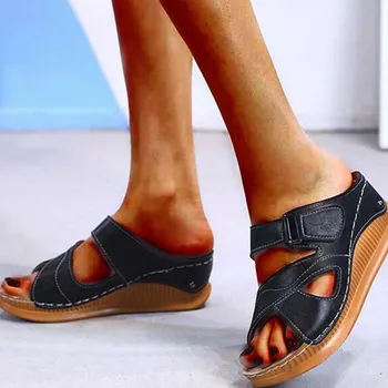 2020 Sandále dámske Topánky na Platforme Otvorené Prst Kliny Gladiator dámske Sandále Pracky Platformu Sandále Pre Ženy Chaussures Femme