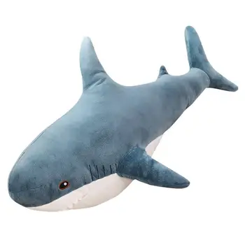 2020 Shark Plyšové Hračky Obľúbený Spací Vankúš Spoločník na cesty Hračka Darček Shark Roztomilý plyšáka Ryby, Vankúš, Hračky pre Deti,