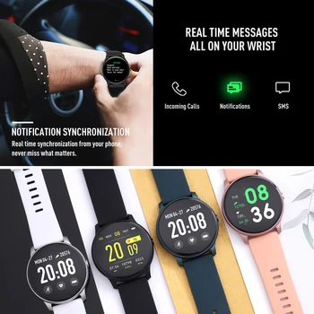 2020 Smart hodinky Mužov Srdcového tepu, Krvného Tlaku Bluetooth Športové Smartwatch Fitness Tracker Pripojenie pre Android IOS Telefón