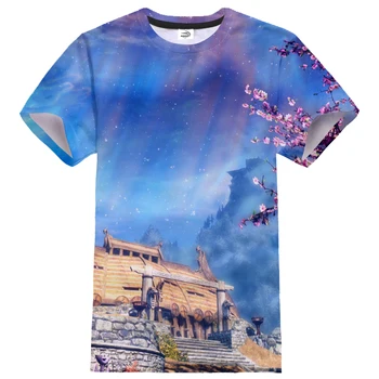 2020 Trendy Tričko Starší Zvitky Pavúk 3D Vytlačené Muži Ženy Príležitostné O-Krku Streetwear T-shirt Módne Hip Hop tričká Topy