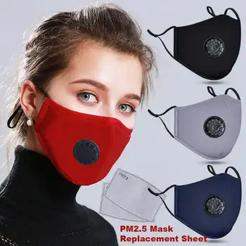 2020 Tvár, Ústa Maska PM2.5 Dych Ventil Маска Mascherine Masque Úst Maska Päť Poschodí Mascherine Ochranný Filter Prachu