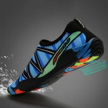 2020 Unisex Tenisky Plávanie Topánky Rýchlo sa odparujúci Aqua Topánky a deti Topánky Vody zapatos de mujer na Pláži Mužov topánky 36-46