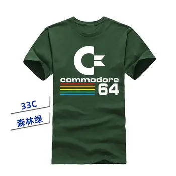 2020 verano Commodore 64 camisetas C64 SID Amiga Retro 8-bit Ultra Cool diseo camiseta vinilo hombres ropa con manga corta