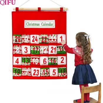 2020 Vianočný Kalendár Darčeky Adventný Kalendár Dieťa Darček Príchodom Dekorácie Vianoce Adventný Kalendár Tašky Kalendár Čísla Box Urob Si Sám