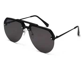 2020 vintage čierna slnečné okuliare pre ženy pilot luxusné značky jasné odtiene pre ženy nadrozmerné bez obrúčok muž slnečné okuliare slnečné šošovky
