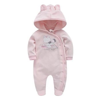 2020 Zimné Novorodenca Chlapci Romper Bebe Fille Onesies Velvet Teplé Jumpsuit, Baby, Dievčatá Oblečenie Batoľa Oblečenie Roupa De Bebes