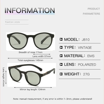 2020 Značky Photochromic slnečné Okuliare Mužov Polarizované Chameleon Zafarbenie TR90 Slnečné Okuliare pre Mužov Vintage Kolo Jazdy Okuliare