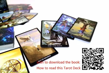 2020 čarodejník tarot karty paluby bájny veštenie kartová hra, anglická verzia pre osobné použitie, doskové hry