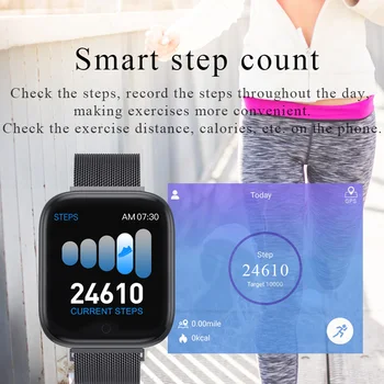 2020 Športové Hodinky Smart Hodinky Muži Ženy Nepremokavé Krvný Tlak Smartwatch Srdcovej frekvencie Fitness Tracker Hodinky Pre Android IOS