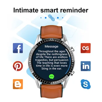 2020 Športové Smart Hodinky Mužov Vlastné dial plne Dotykový Displej Monitorovanie Srdcovej frekvencie Smartwatch pre Android IOS Fitness Hodinky