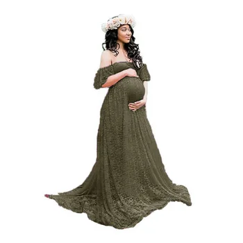 2020 Ženy Biele Sukne Materskej Fotografie Rekvizity Čipky Tehotenstva Oblečenie V Materstve Šaty Pre Tehotné Fotenie Oblečenie